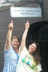 jackie and rebecca in savannah
